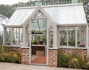 Victorian Terrace greenhouse exterior