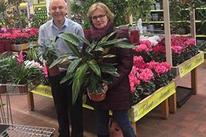 Haskins Garden Centre donate houseplants