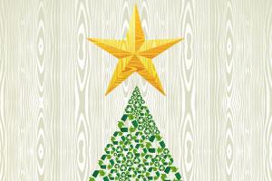 REAL Christmas tree - recycling tree image