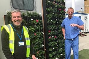 Plant donation to NHS Nightingale