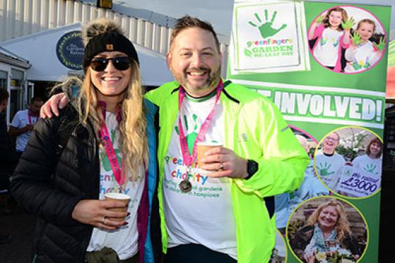 Kimberley and Matt 120 milers - Garden Re Leaf Day
